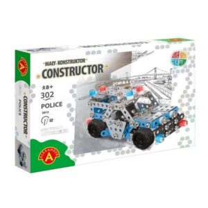 Metallist-konstruktor-Police-Patrol-Car