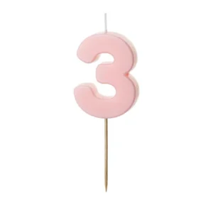Sünnipäeva-küünal-number3-light-pink