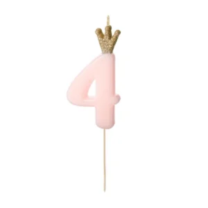 Sünnipäeva-küünal-number4-light-pink