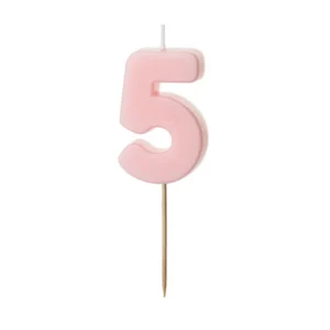 Sünnipäeva-küünal-number5-light-pink