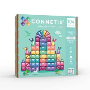 Connetix-magnetklotsid-Pastel-Creative-Pack-104tk