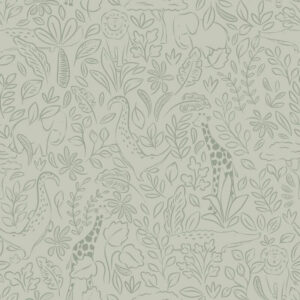 Little-Dutch-tapeet-Safari-Dreams-Sage